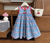 Girls Gingham Cherry Dress