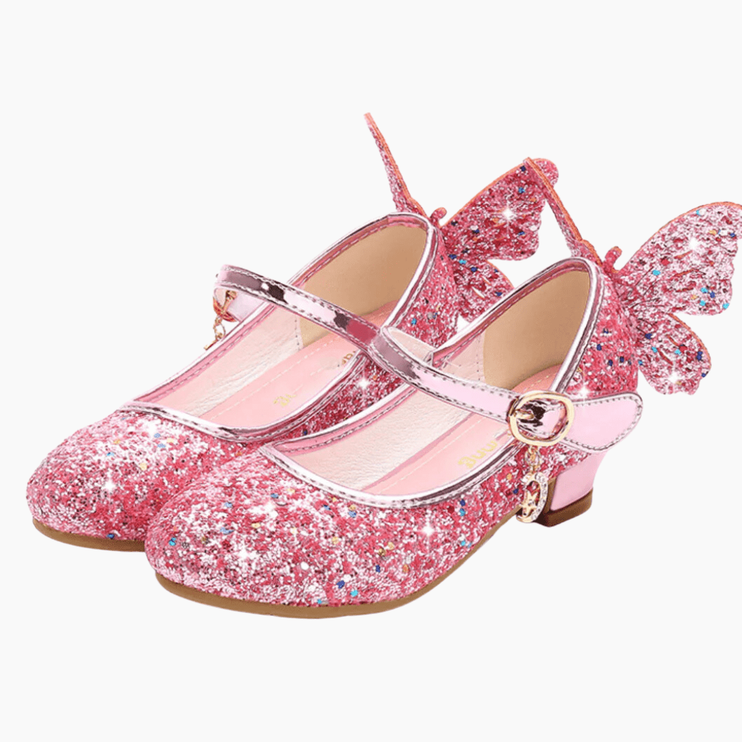 0 Girls Glitter Butterfly Shoes