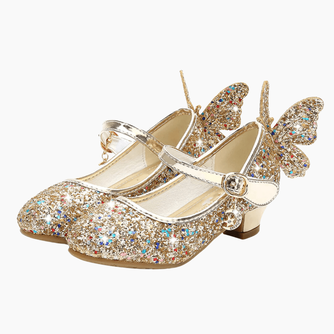 0 Girls Glitter Butterfly Shoes