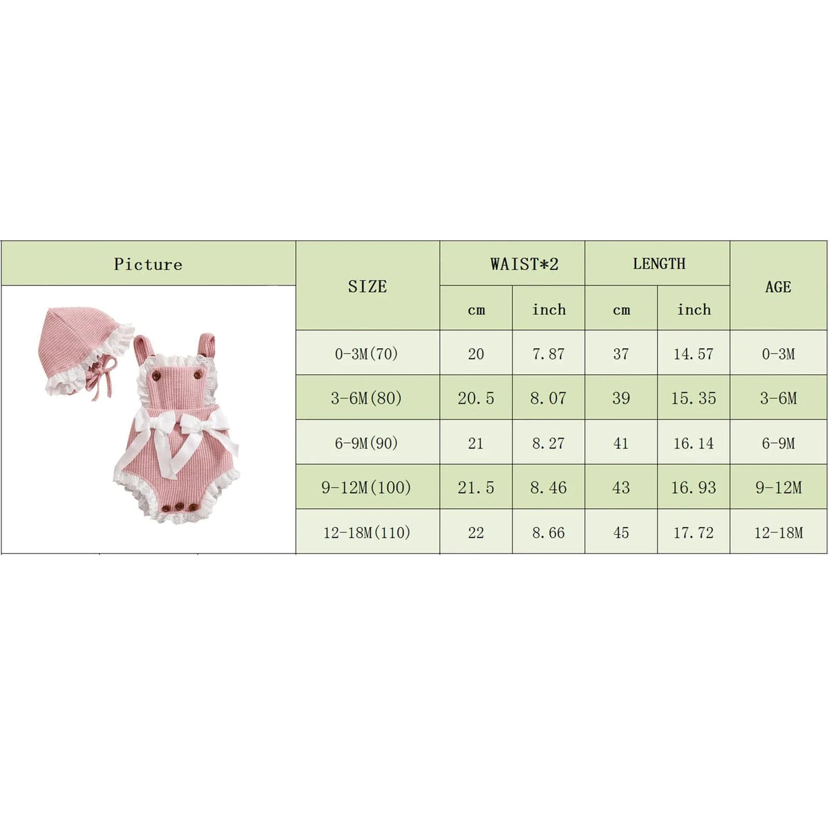 Girls Knitted Romper Set with Bonnet