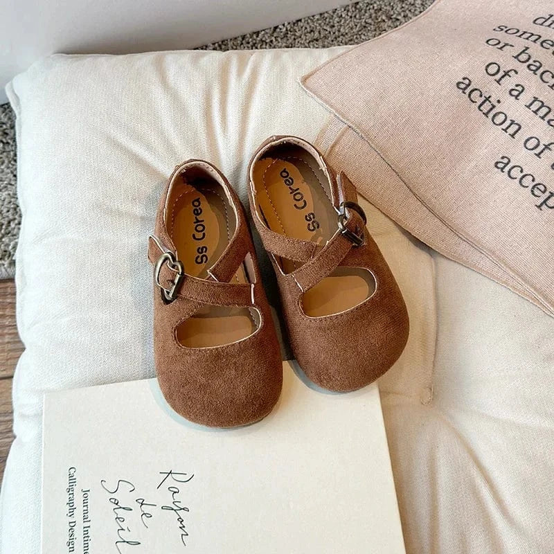 Coffe / 21 Girls Mary Jane Flats