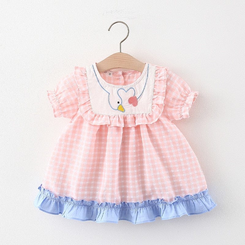 Pink / 9M Girls Princess Dresses
