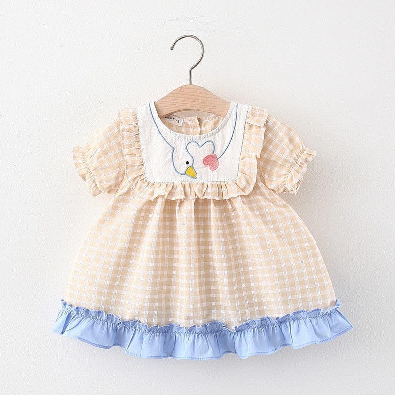 Yellow / 9M Girls Princess Dresses