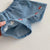 Girls Red Gingham Top and Denim Shorts Set