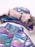 Girls Shiny Metallic Puffer Coat