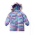Girls Shiny Metallic Puffer Coat