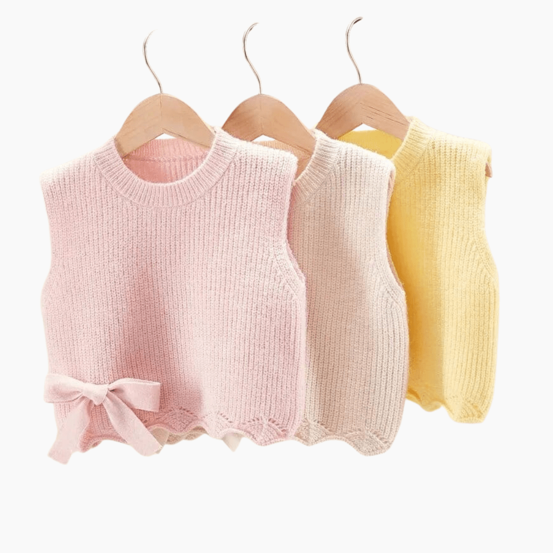 Girls Soft Knit Vest