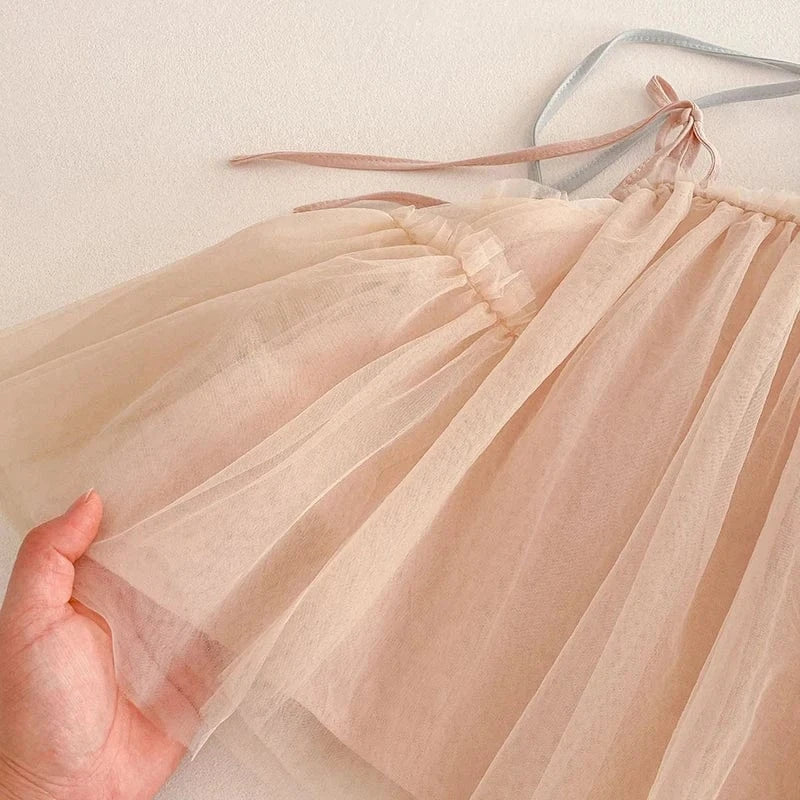 Girls Straps Princess Dress