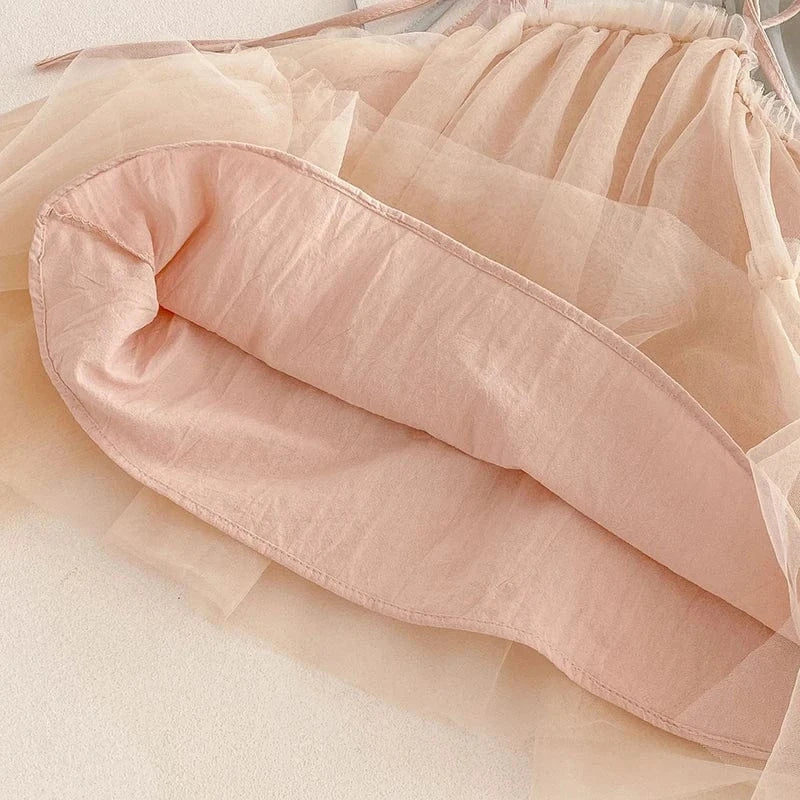 Girls Straps Princess Dress