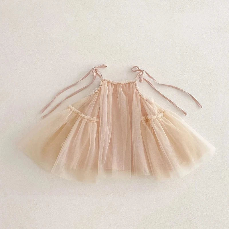 Girls Straps Princess Dress