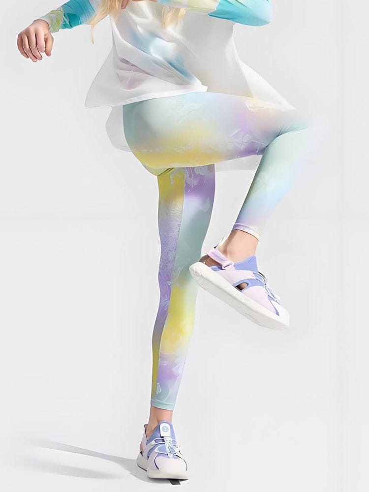 Girls Summer Cooling Yoga Leggings