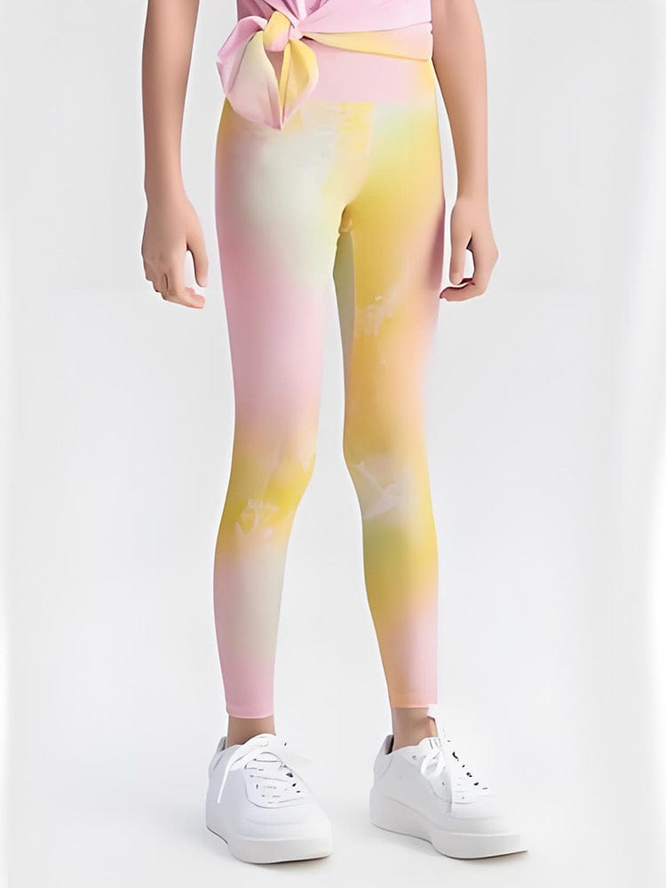 Girls Summer Cooling Yoga Leggings
