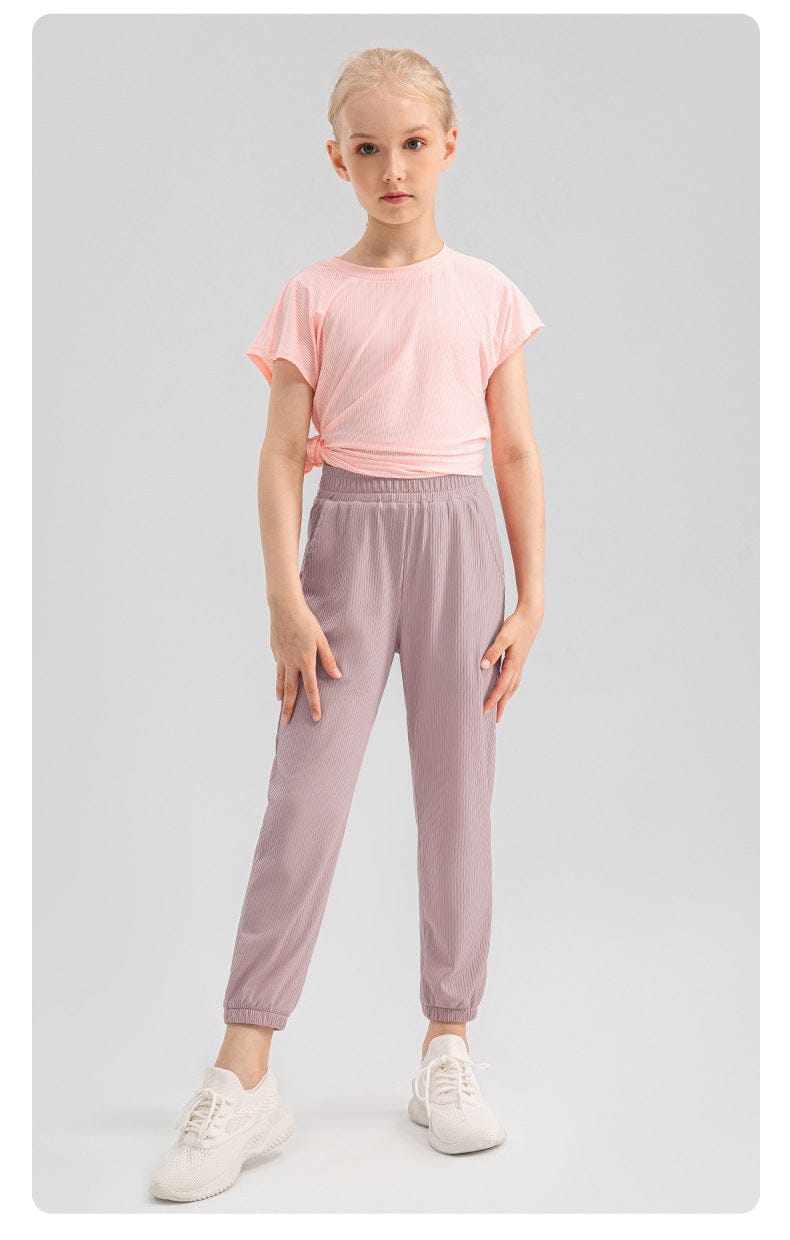 Girls Summer Quick-Dry Jogger Pants