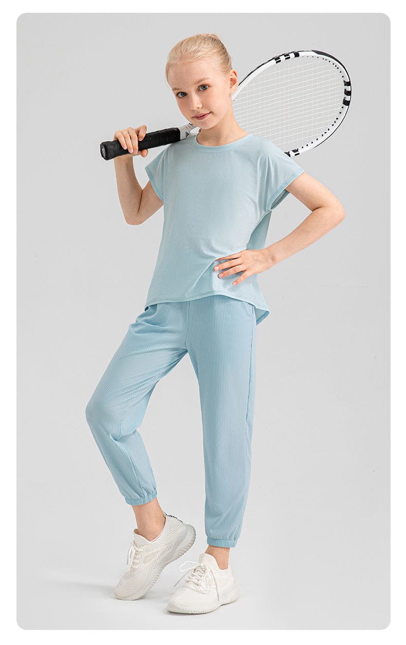 Girls Summer Quick-Dry Jogger Pants