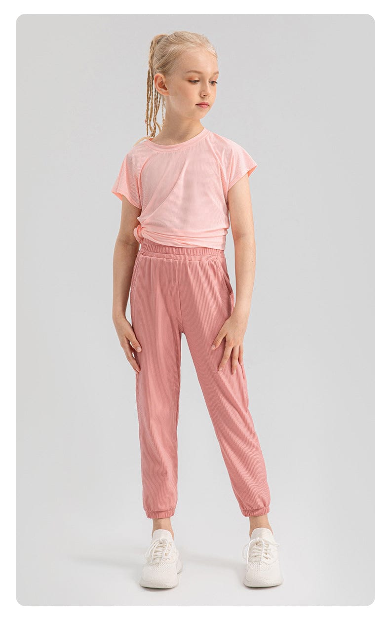 Girls Summer Quick-Dry Jogger Pants