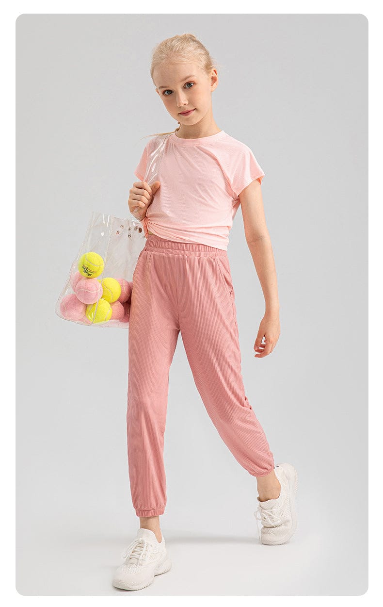 Girls Summer Quick-Dry Jogger Pants