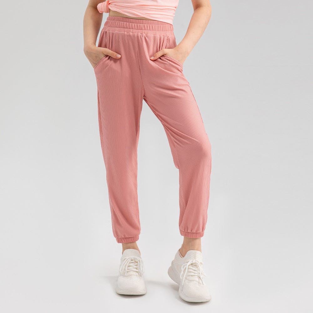 Pink / 120 Girls Summer Quick-Dry Jogger Pants