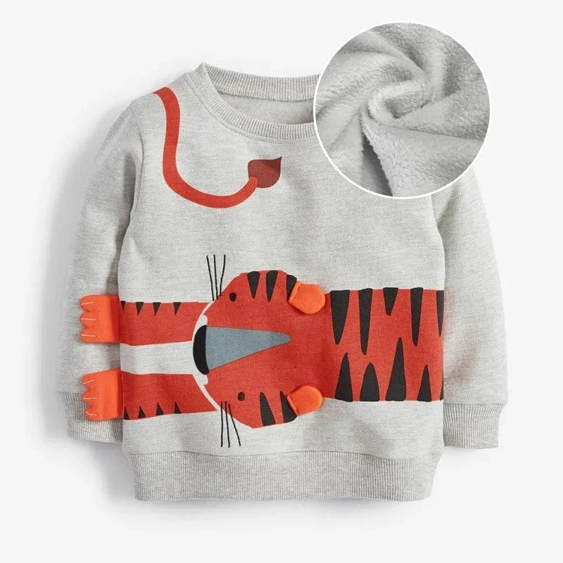 T51775 Fleece / 2T Girls Sweatshirts With Fleece