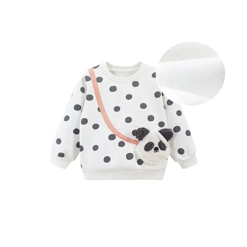 T1103 / 2T Girls Sweatshirts With Fleece