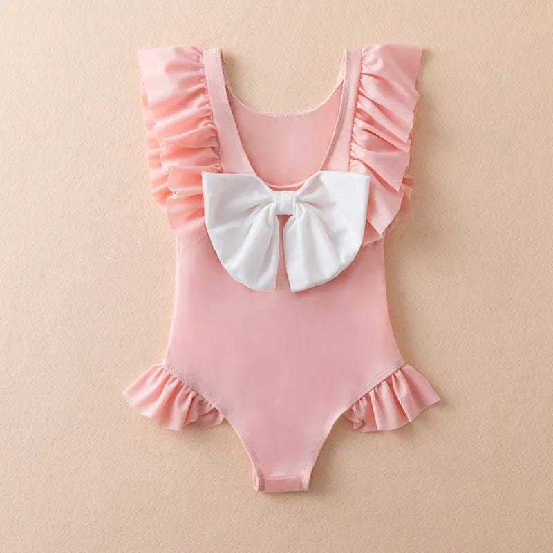 pink / 6-12M / CHINA Girls Swimsuit One Piece