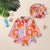 Flower / 0-6 Months Girls Swimwear Infant