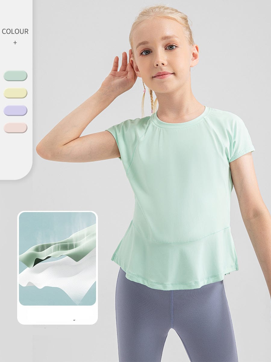 Girls' Ultra Light Breathable Sports Tee