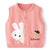 PB1216B / 9-12M Girls Vest Single