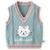 PB558C / 9-12M Girls Vest Single