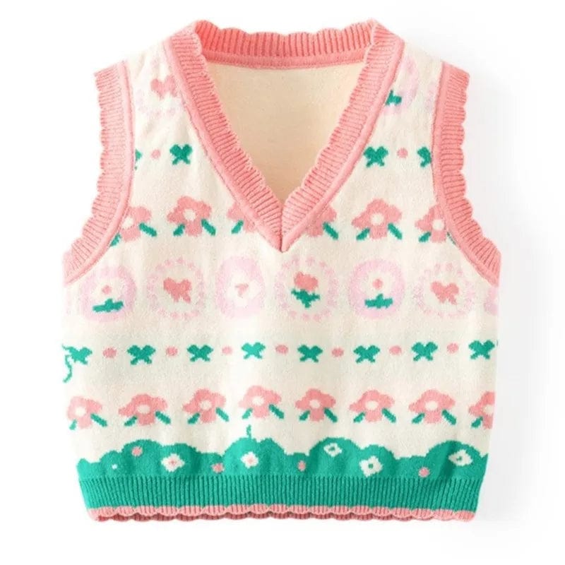 PB608A / 9-12M Girls Vest Single