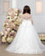 Ivory 2 / 3T Girls White Lace Communion Dress