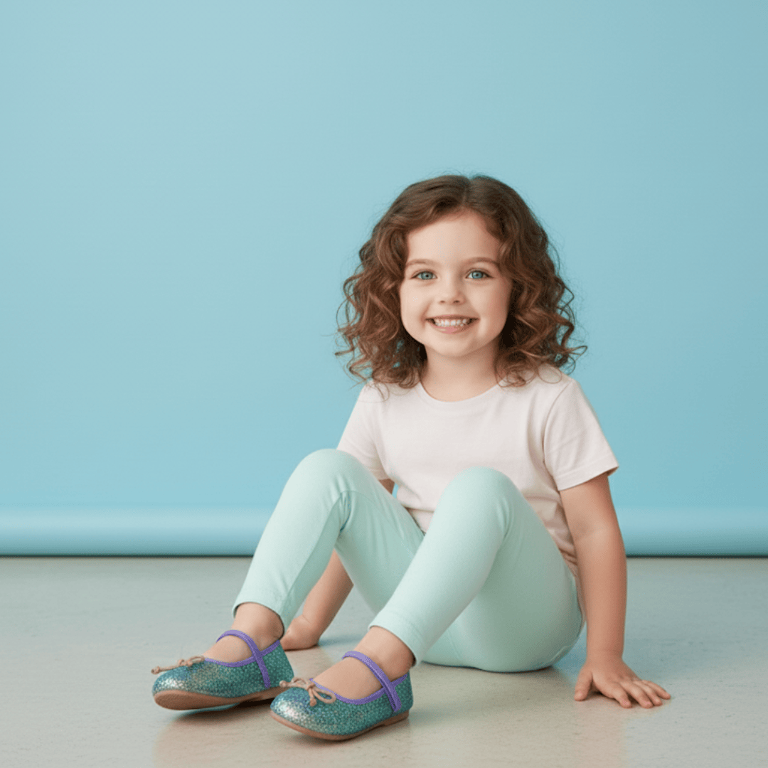 Glitter Mermaid Princess Dress Shoes for Girls