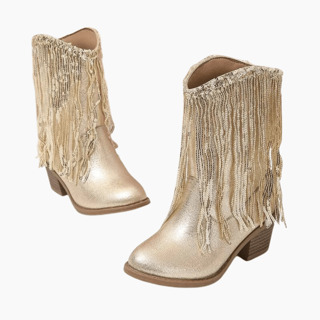 Shoes Golden Girl Fringe Cowboy Boots