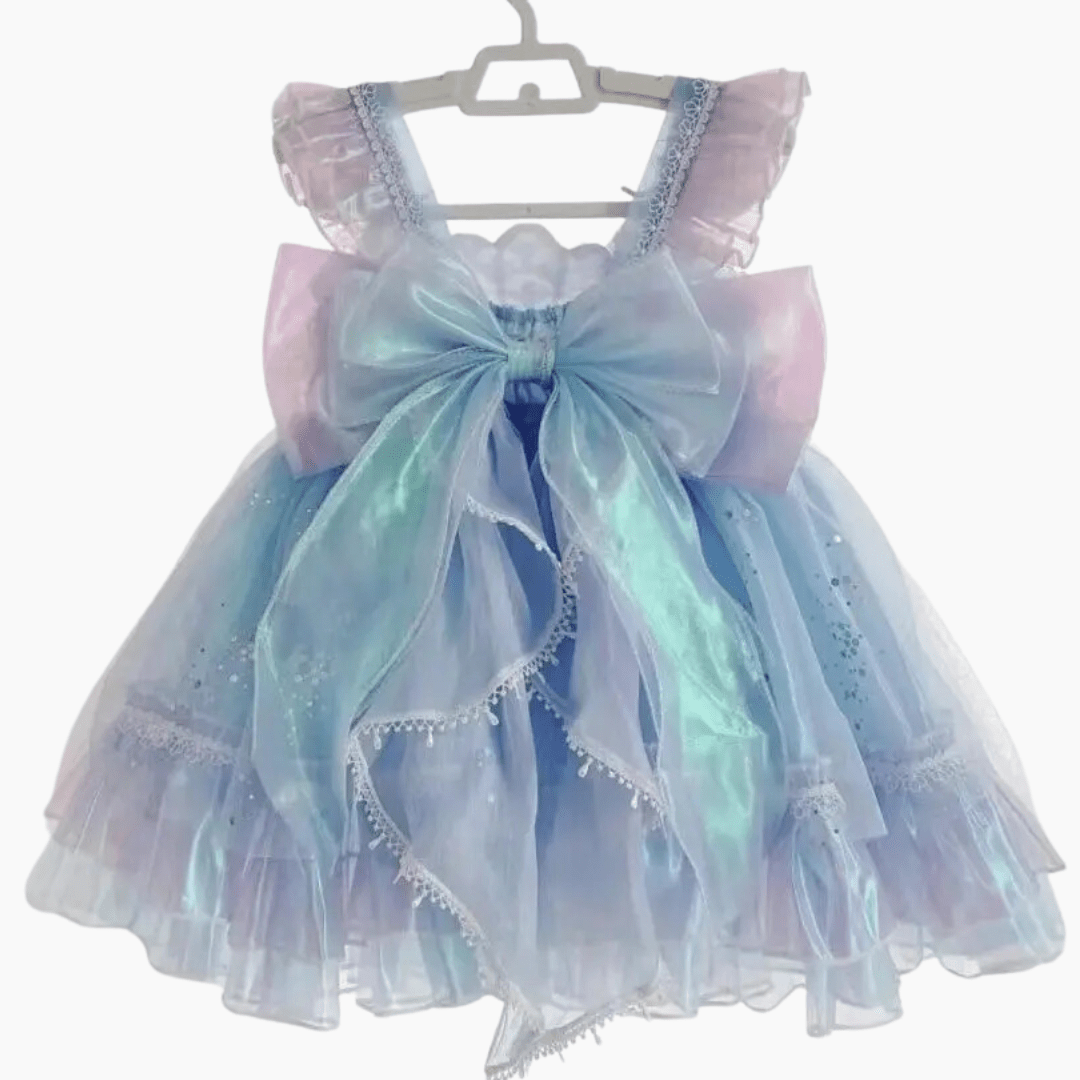 Gradient Bow Princess Dress