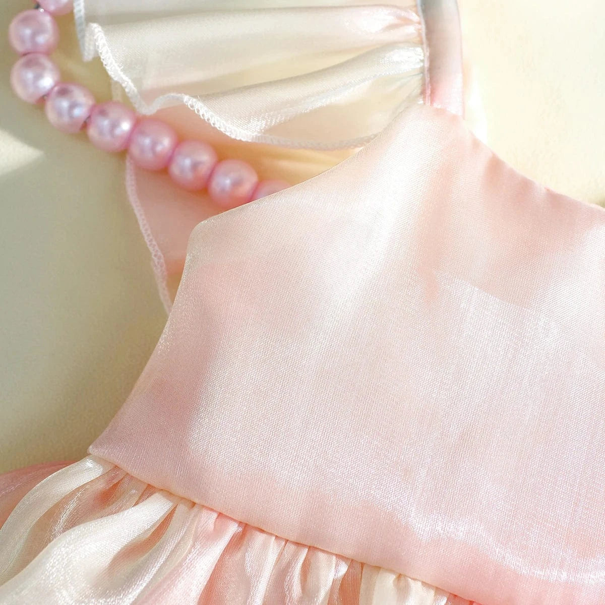 Gradient Pleated Skirt with Matching Headband