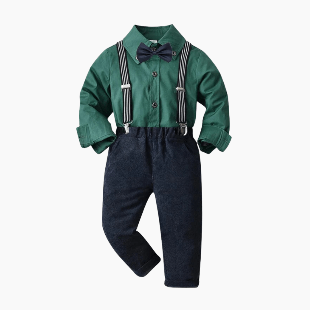 Baby & Toddler Green Boy Smart Outfit
