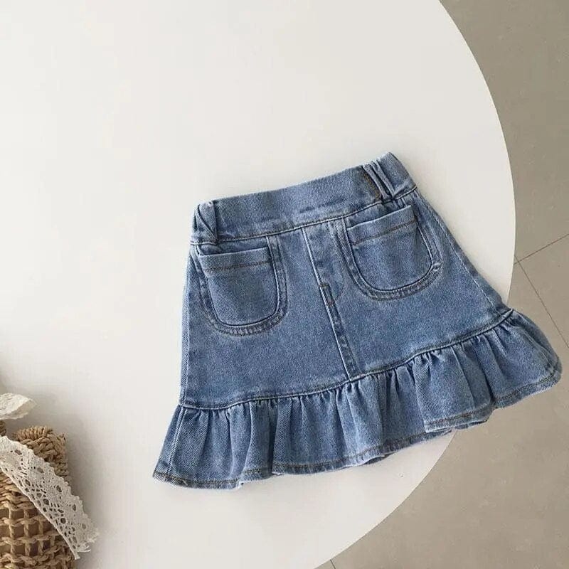 Half-length Denim Skirt