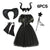 Maleficent Set5 / 4-5T Halloween Maleficent Costume