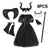 Maleficent Set7 / 8-9T Halloween Maleficent Costume