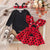 Red / 0-3M Halloween Outfit Long Flying Sleeve