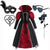 Vampire Suit 04 / 9-10T Halloween Vampire Gothic Long Dress