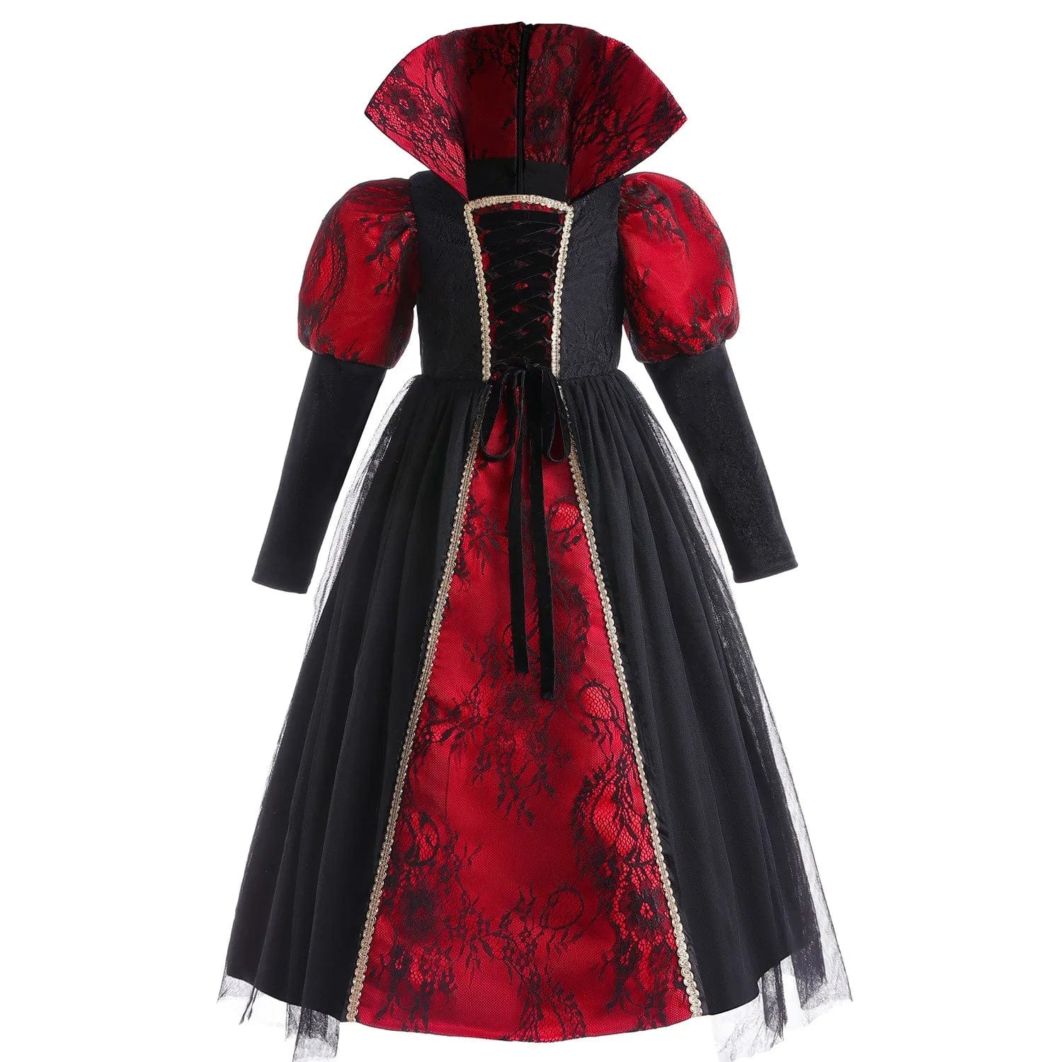 Halloween Vampire Gothic Long Dress, Vampire Dress / 3-4T Halloween Vampire Gothic Long Dress, Vampire Dress / 3-4T