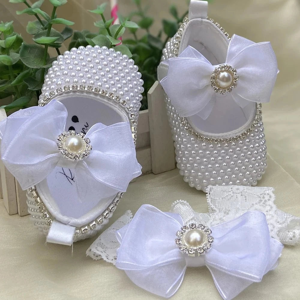 Handmade Baby Girl Christening Shoes