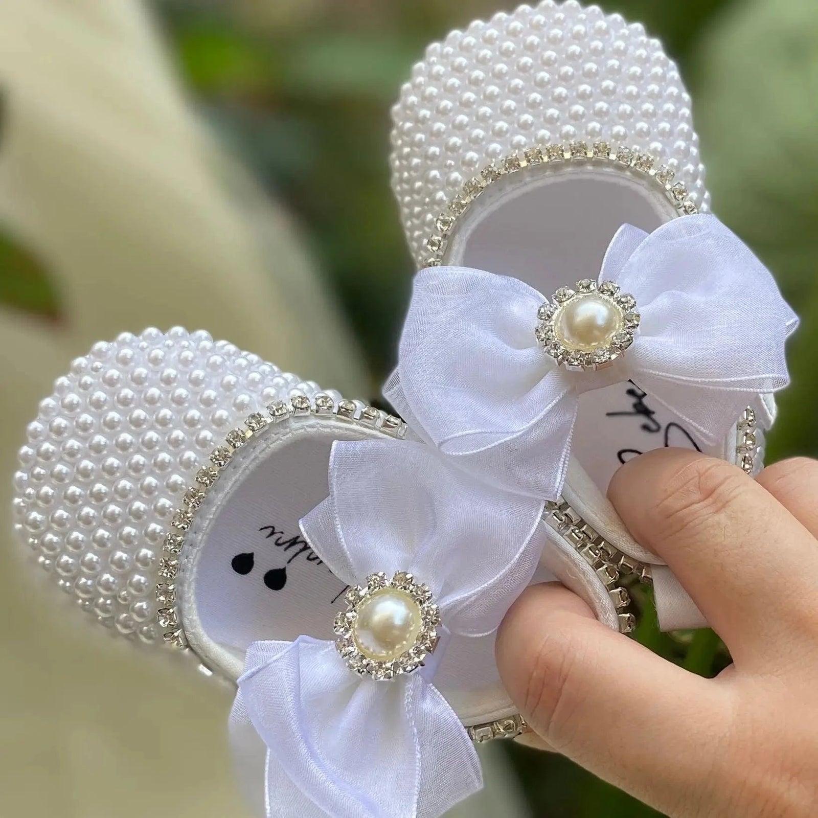 Handmade Baby Girl Christening Shoes