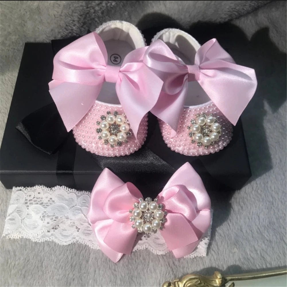 Handmade Baby Girl Christening Shoes