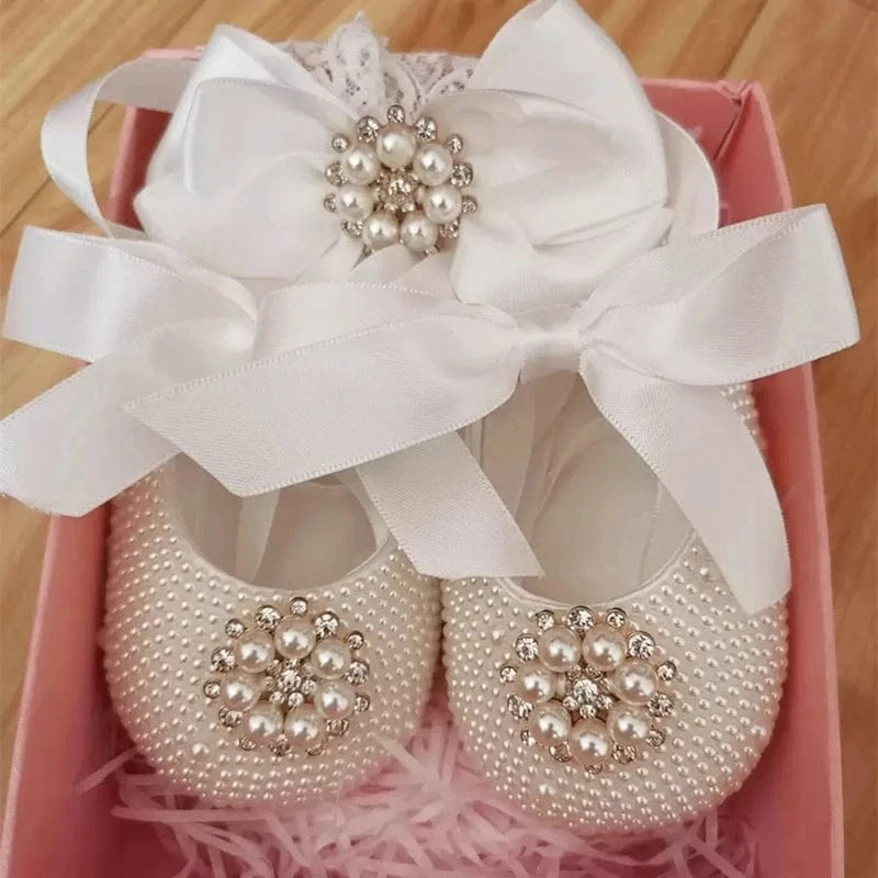 Handmade Baby Girl Christening Shoes