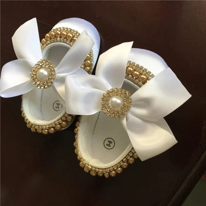 Handmade Baby Girl Christening Shoes