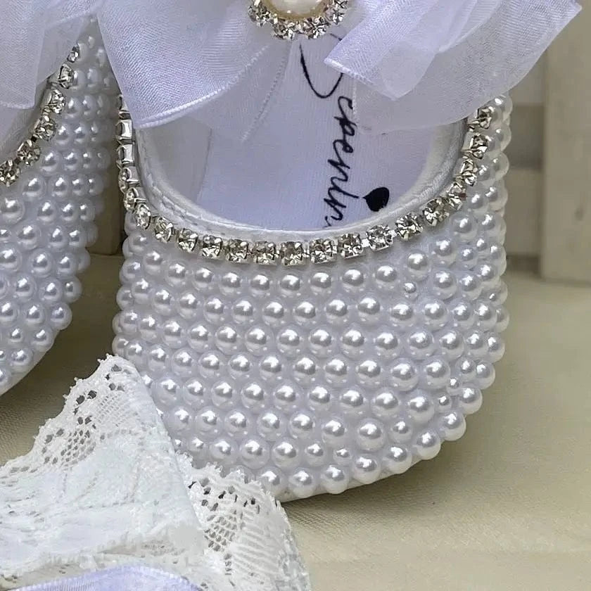 Handmade Baby Girl Christening Shoes