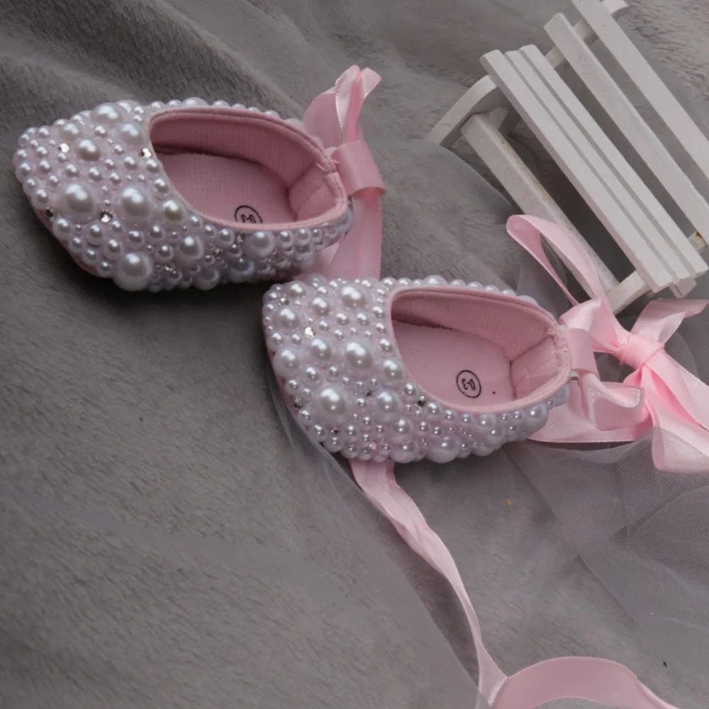 Handmade Baby Girl Christening Shoes