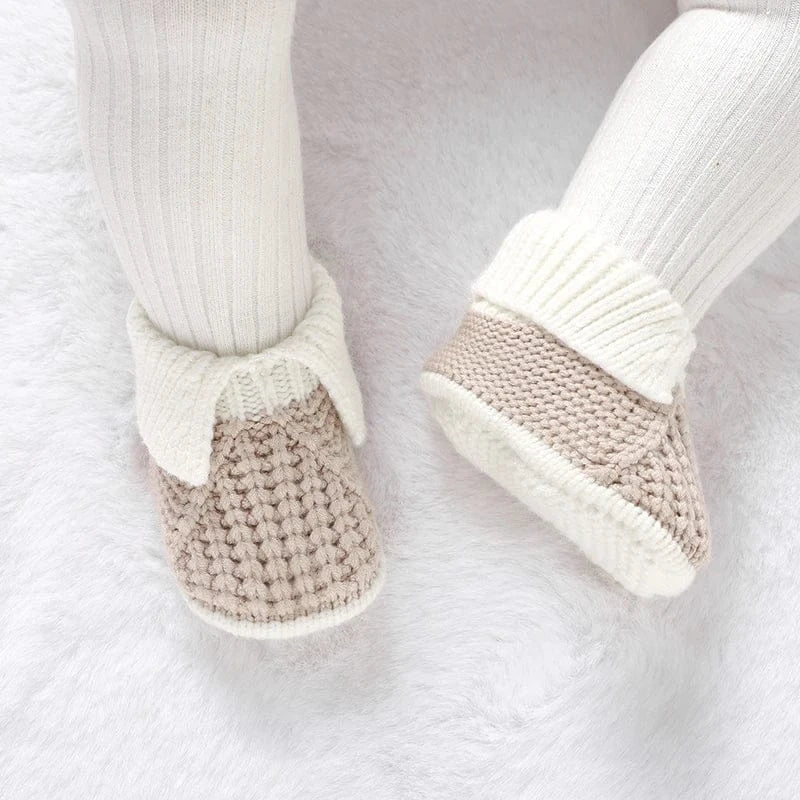 Handmade Knitted Baby Booties