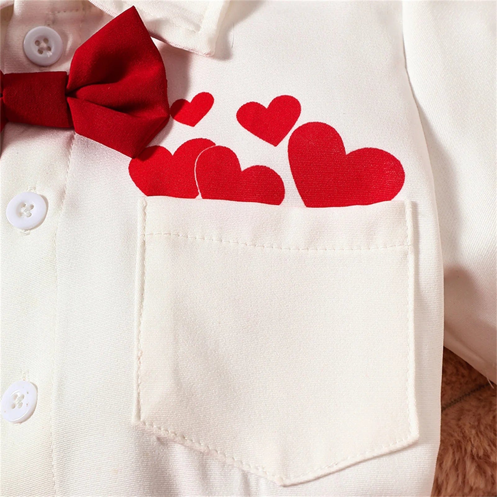 Heart Print Gentleman Outfit